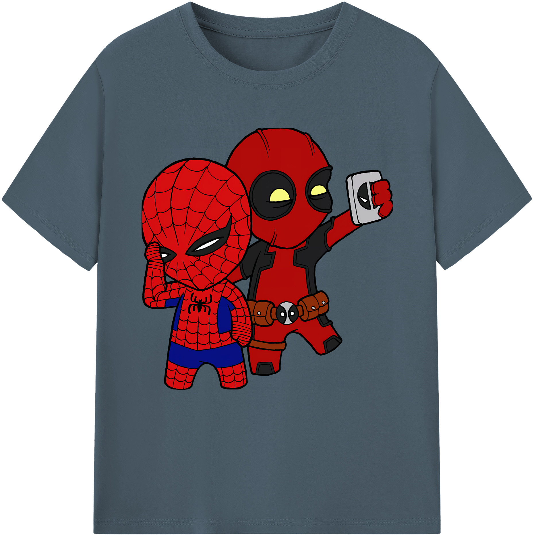 （画像用） Deadpool デッドプール 綿100％半袖Tシャツ（フロントプリント）